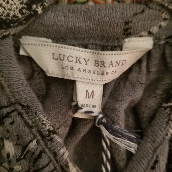 NWT Lucky Brand Cold Shoulder Blouse Top - Picture 6 of 7